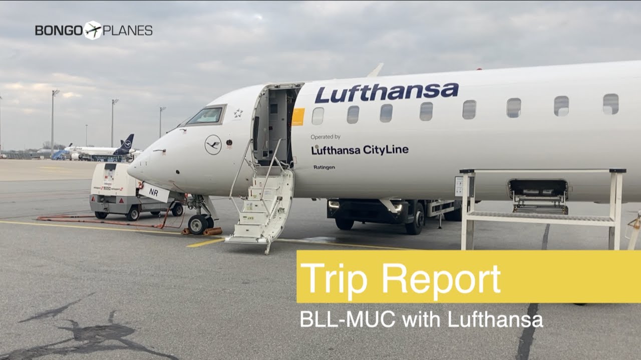 TRIP REPORT | Is it still worth it? | Lufthansa  - CRJ900 - Billund (BLL) to Munich (MUC)
