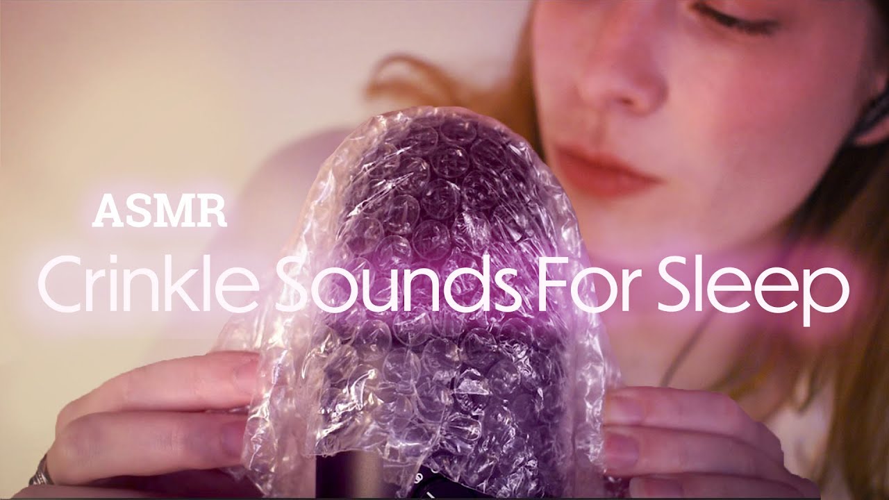 ASMR Relaxing Crinkle Sounds to help you sleep❤️(Dried Flowers, Bubblewrap, etc.) | No Talking