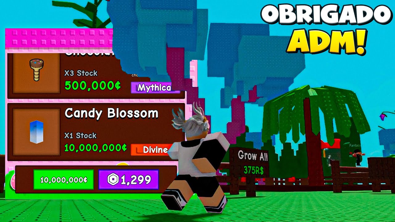FUI EM BUSCA DA ÁRVORE DIVINA CANDY BLOSSOM DE EVENTO LIMITADO NO CRESÇA UM JARDIM
