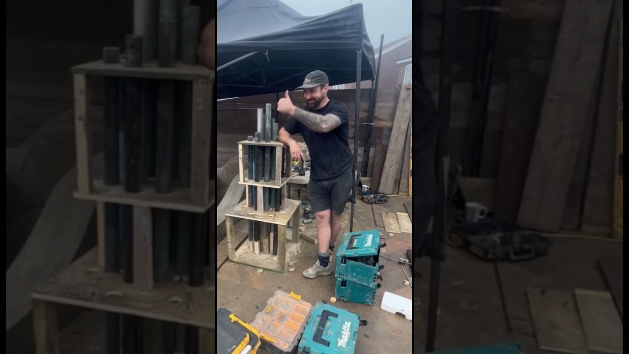 I WASN&rsquo;T EXPECTING THAT #how #construction #welding #amateur #waterfeatures #bts #howto ￼