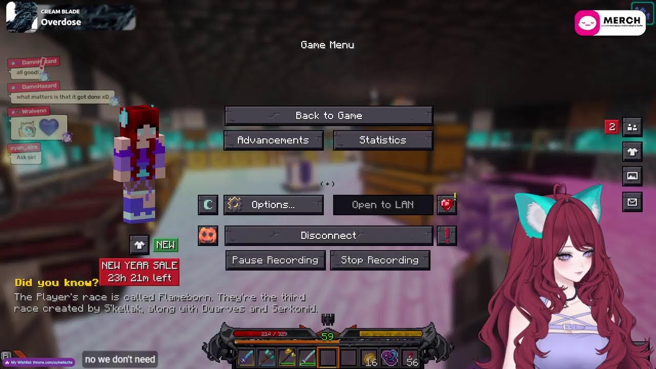 Minecraft and chill