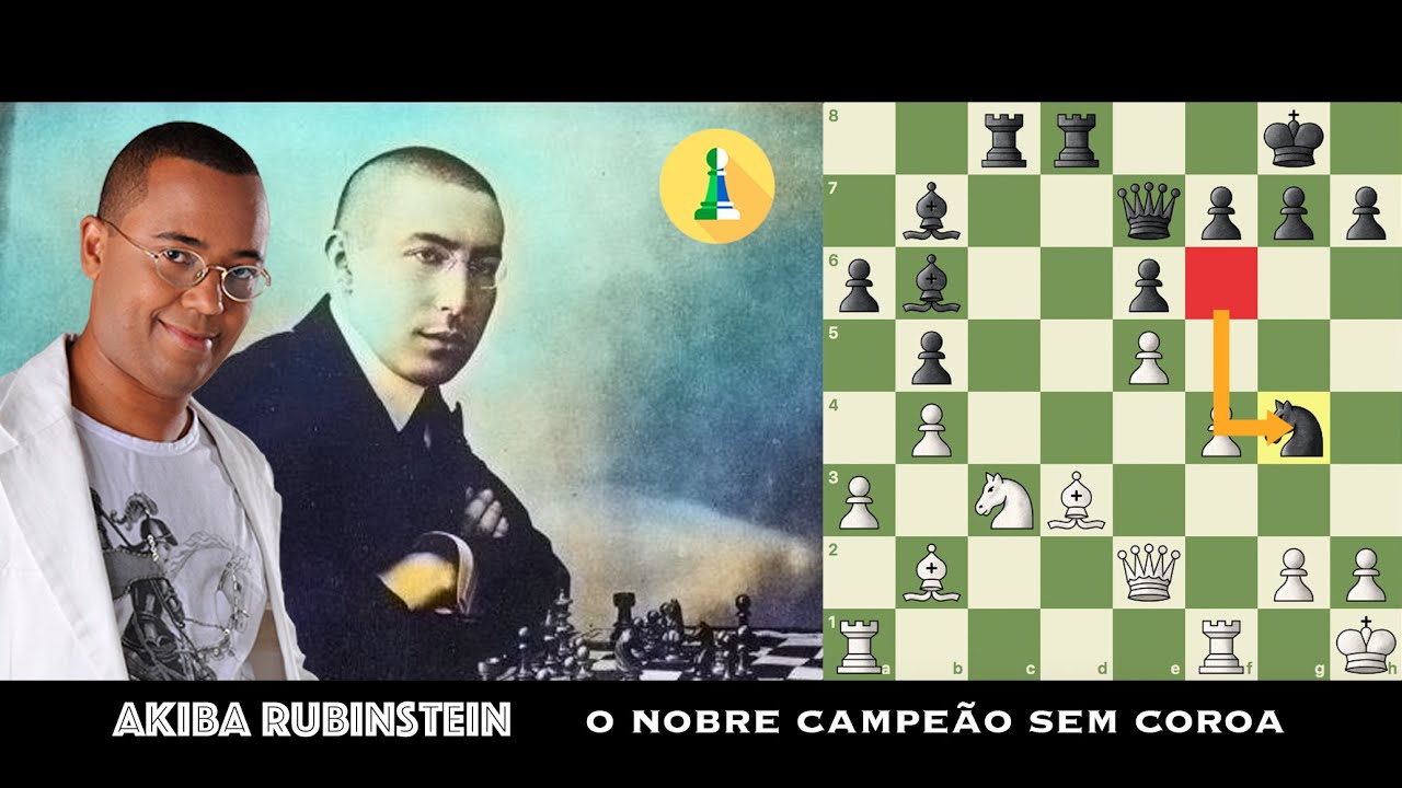 Akiba Rubinstein, um nobre campeão sem coroa do xadrez - A partida imortal