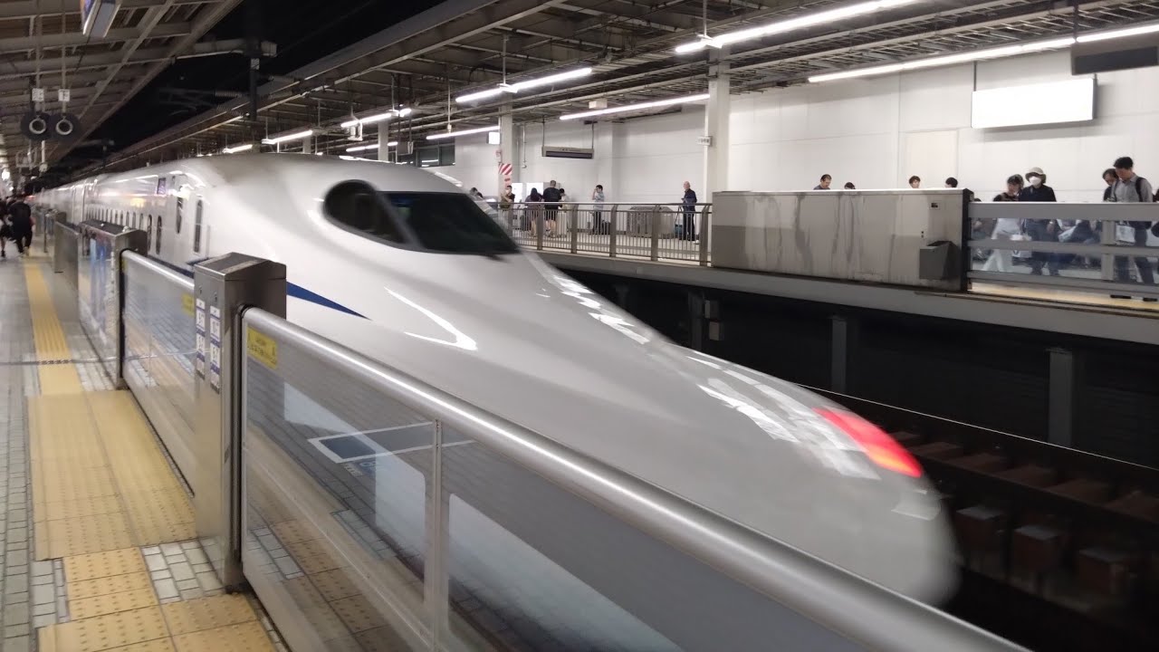 【車窓】東海道新幹線 のぞみ212号 新大阪⇒東京 💺お盆全席指定 🫨地震徐行 ♬会いにいこう 🌊海側 2024.8