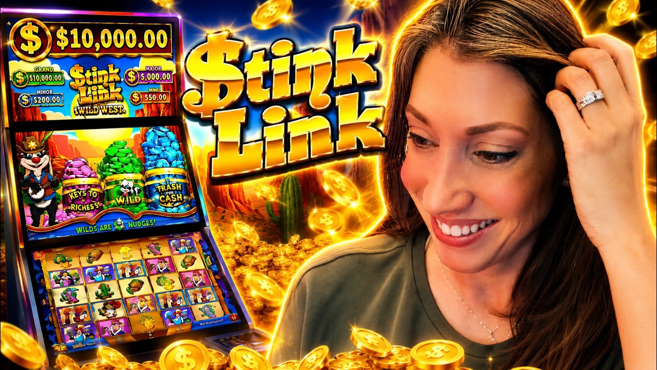 Jeśli przegapiłeś - m&oacute;j pierwszy raz przy automacie Stink Link 🎰 #IGTChallenge