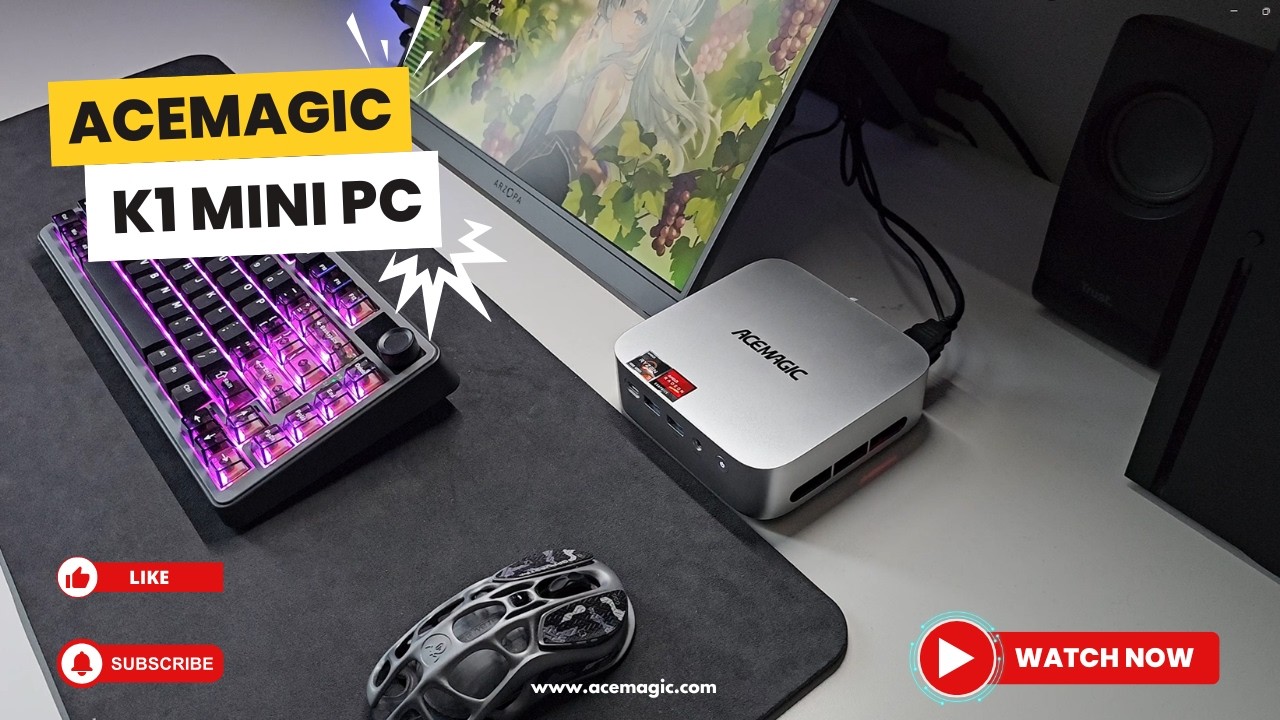 ACEMAGIC Kron K1 Mini PC &mdash; Ryzen power, smooth multitasking, and ultra‑compact design 🖥️⚡