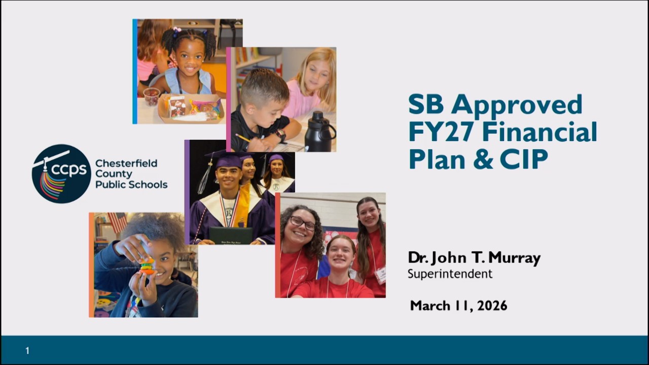 Schools' FY2027 Proposed Budget Presentation - BOS Meeting - March 11, 2026
