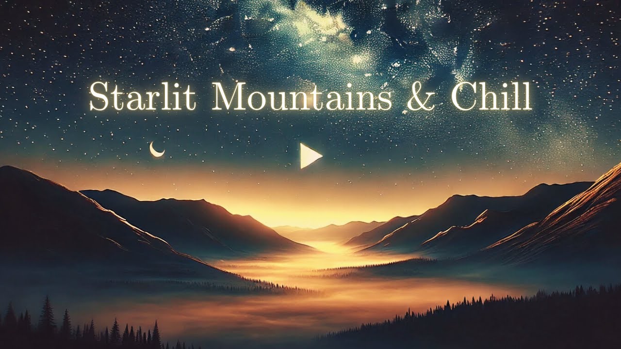 Starlit Lo-fi Journey | 2 Hours of Night Sky Chill Beats for Sleep, Focus & Calm 🌌