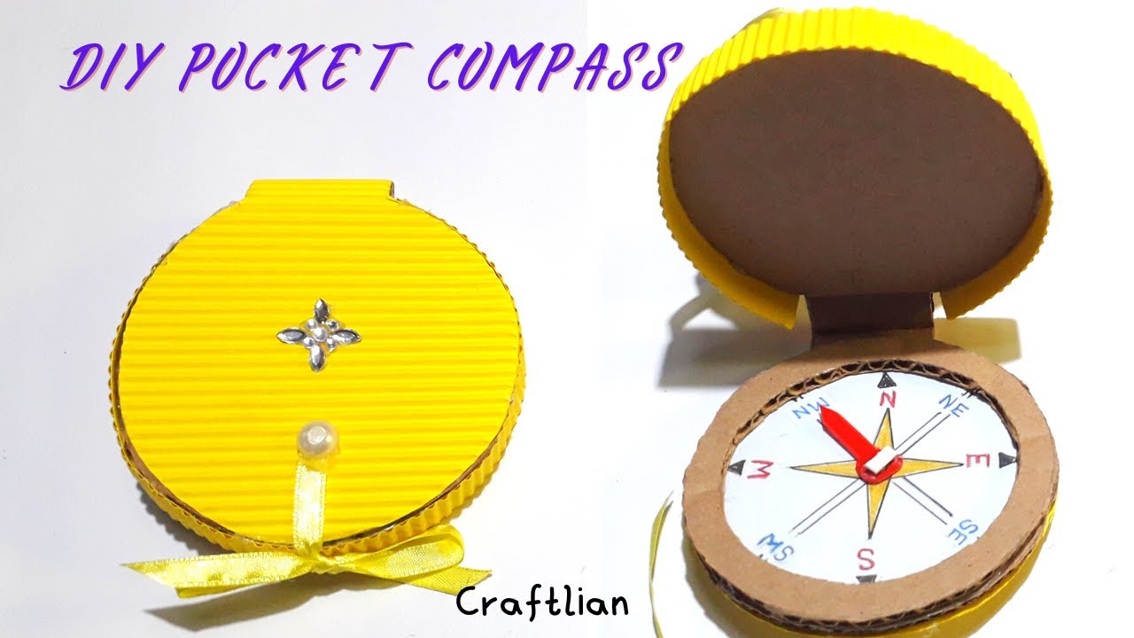 How to make a Pocket Compass with Cardboard