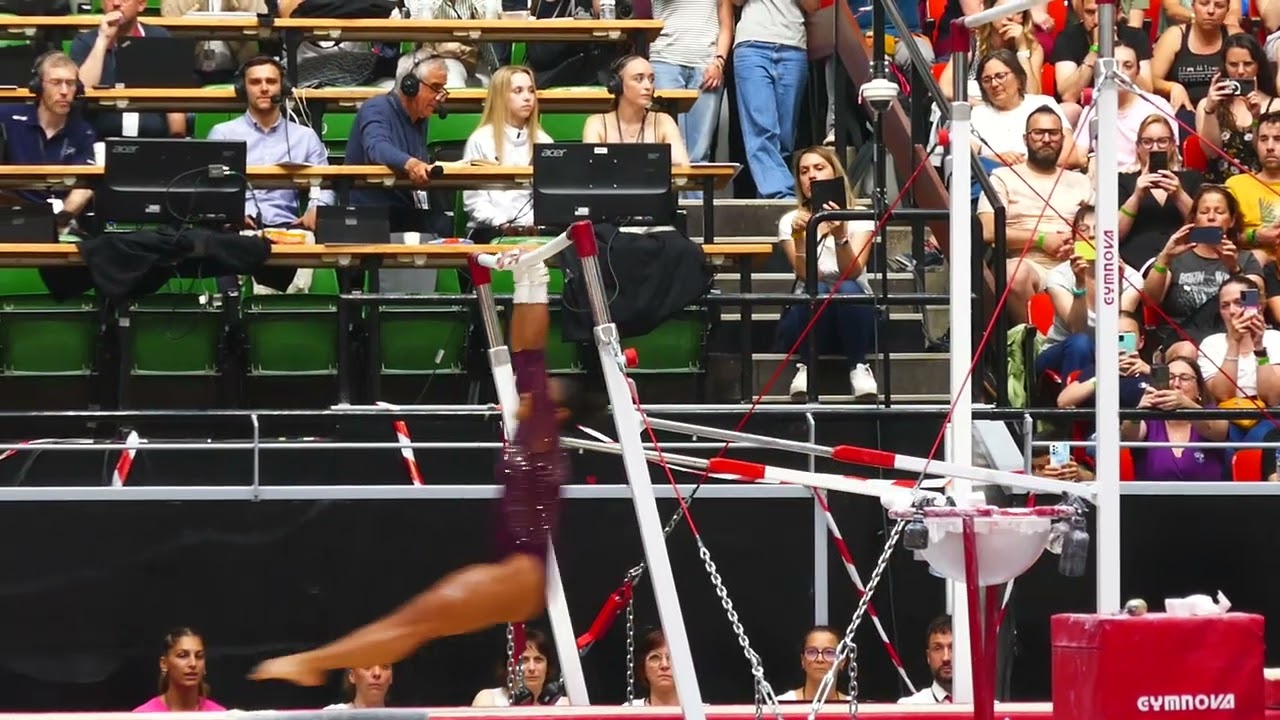 Mélanie De Jesus Dos Santos - finale barres sénior - Championnat de France elite 2024