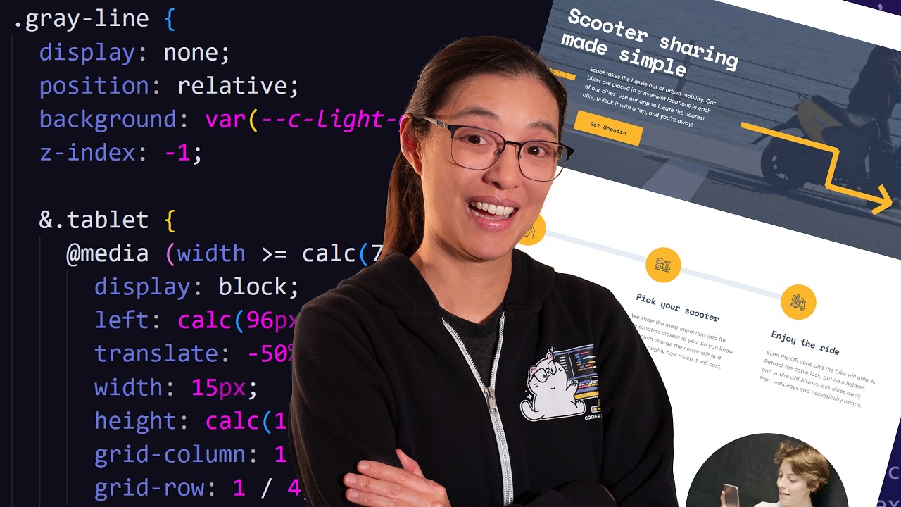 Build a Startup Landing Page with HTML, CSS & JS
