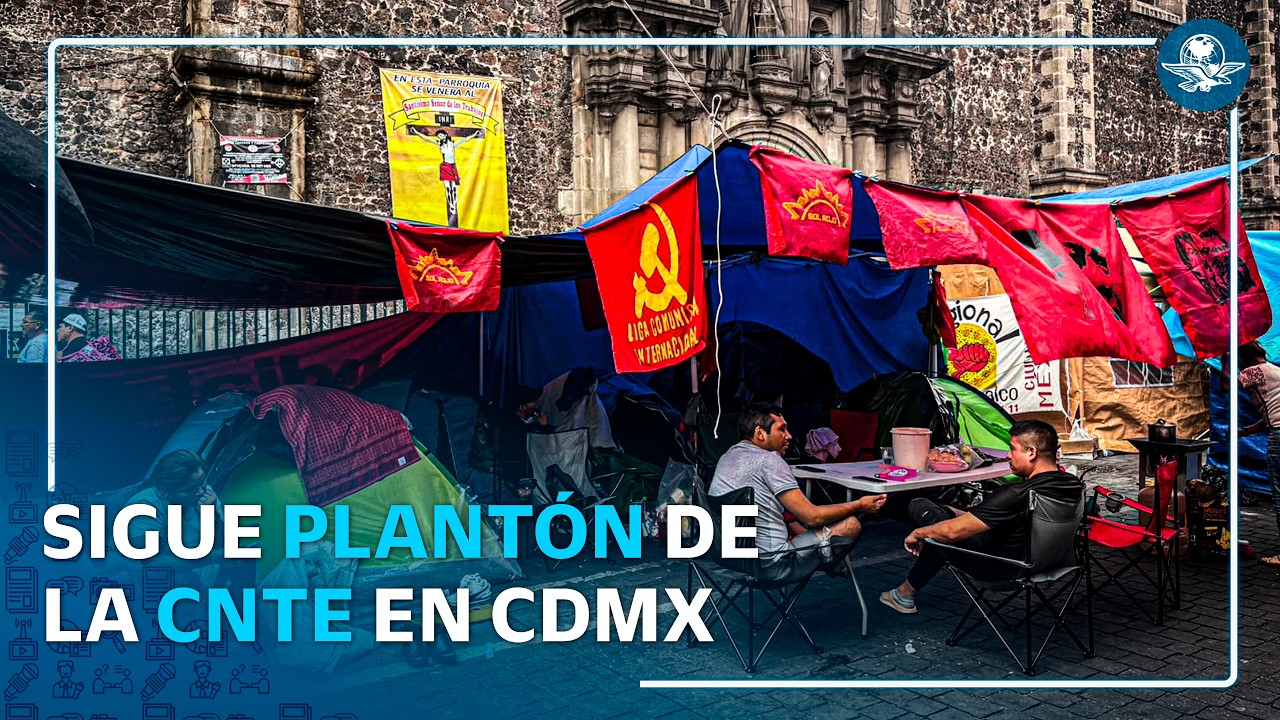 CNTE&nbsp;decide mantener plant&oacute;n en el Centro de la CDMX&nbsp;mientras espera resoluci&oacute;n de asamblea