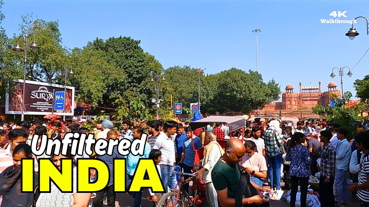 🇮🇳 Walking Through Unfiltered Streets of India 2025 😲 | What Real Life in Delhi Looks like