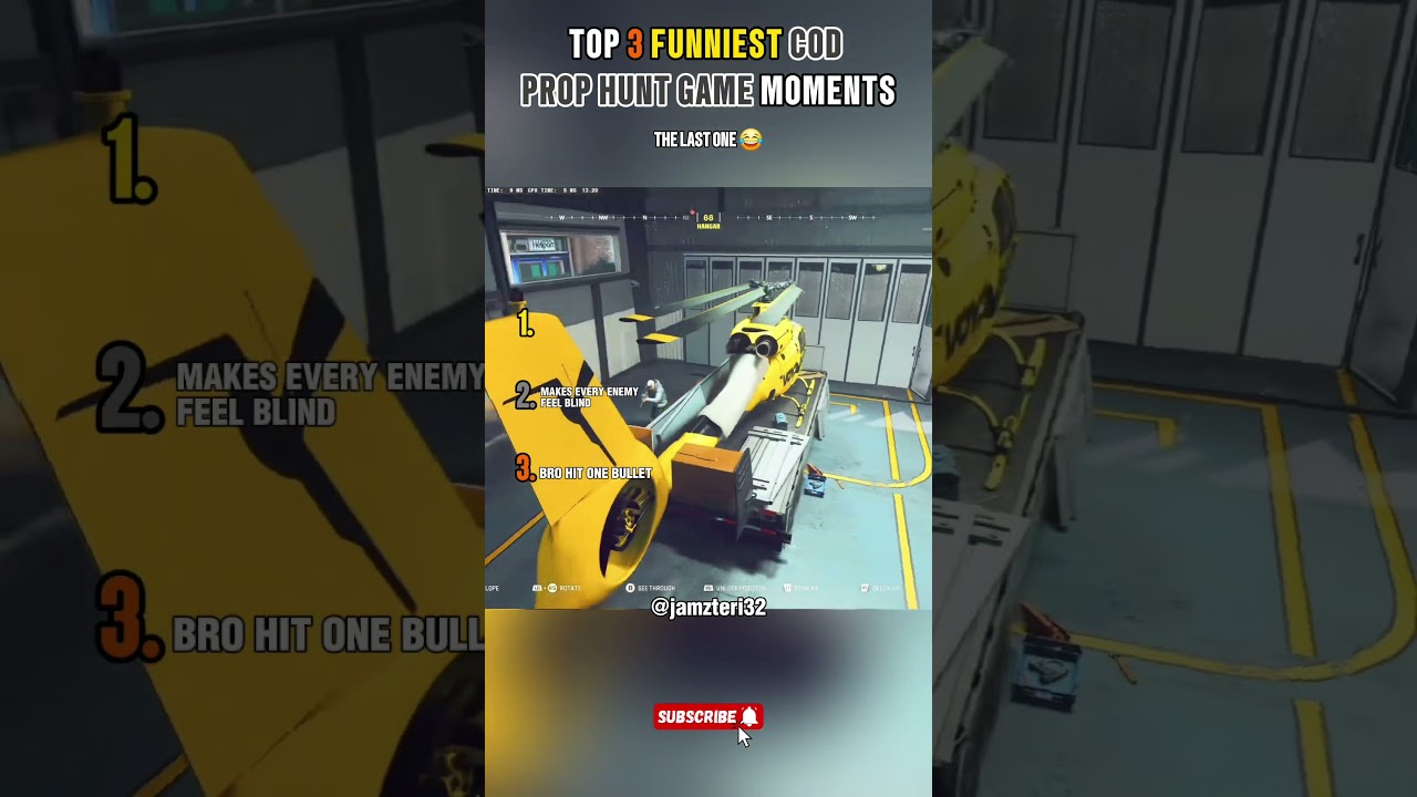 Top 3 Funniest COD Prop Hunt Game Moments