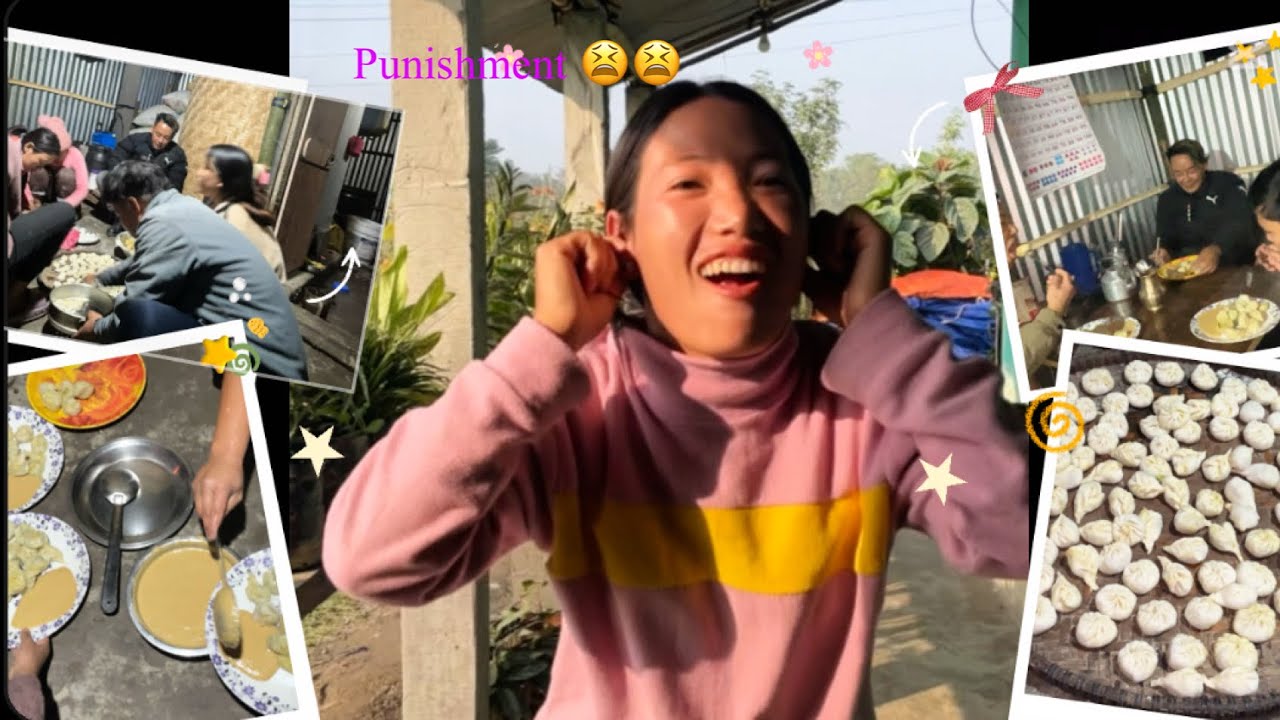 Maiti Gharma Aaja Momo khada 🤤 ani malai punishment 😫😫😫||