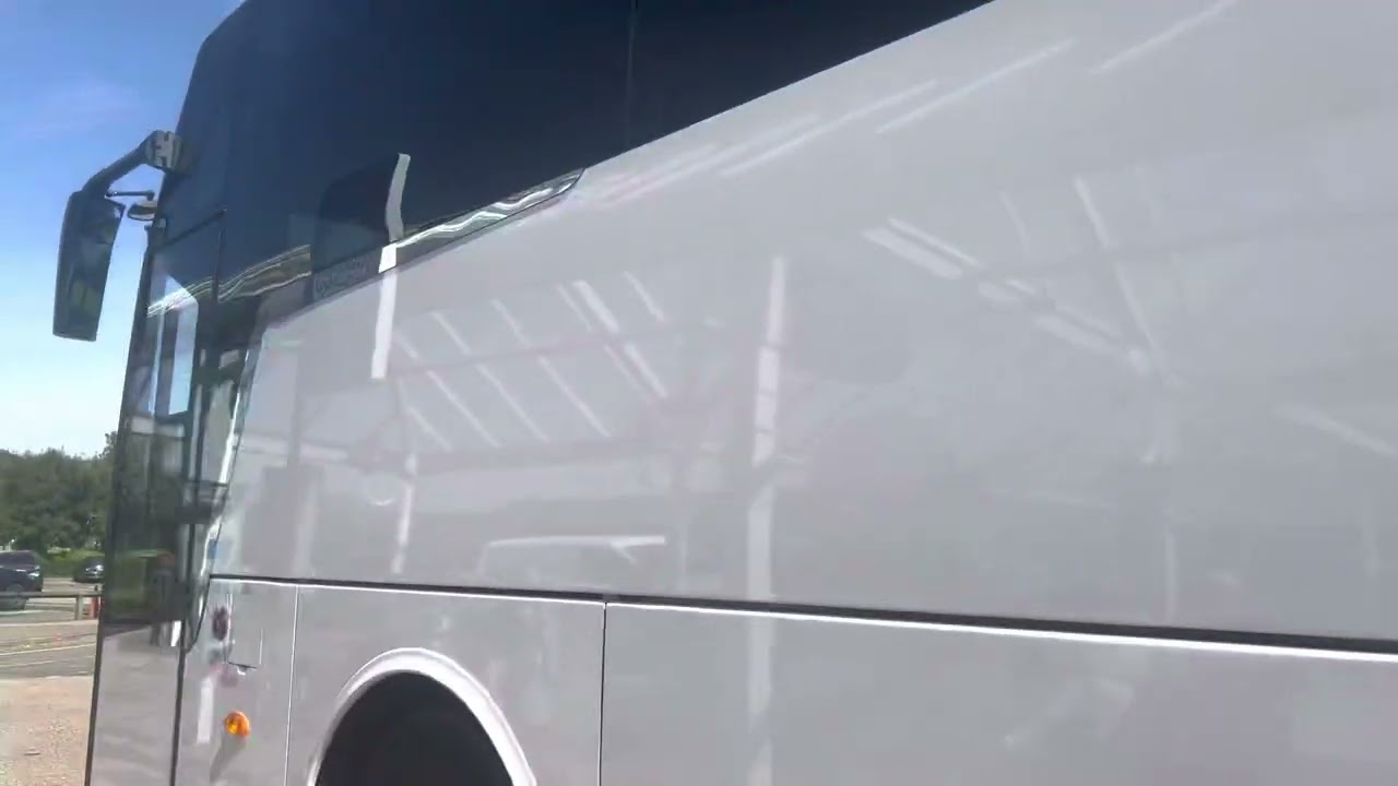 PREMIER COACH ON A SPECIAL SERVICE ARRIVING INTO HOLMBUSH CENTRE