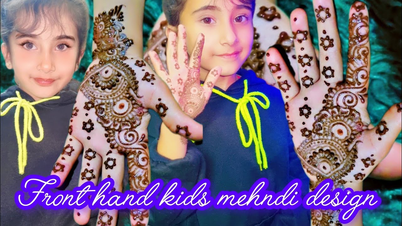 Cute & Simple Kids Mehndi for Special Occasions || Kids Mehndi For parties & Festivals | Kids Mehndi