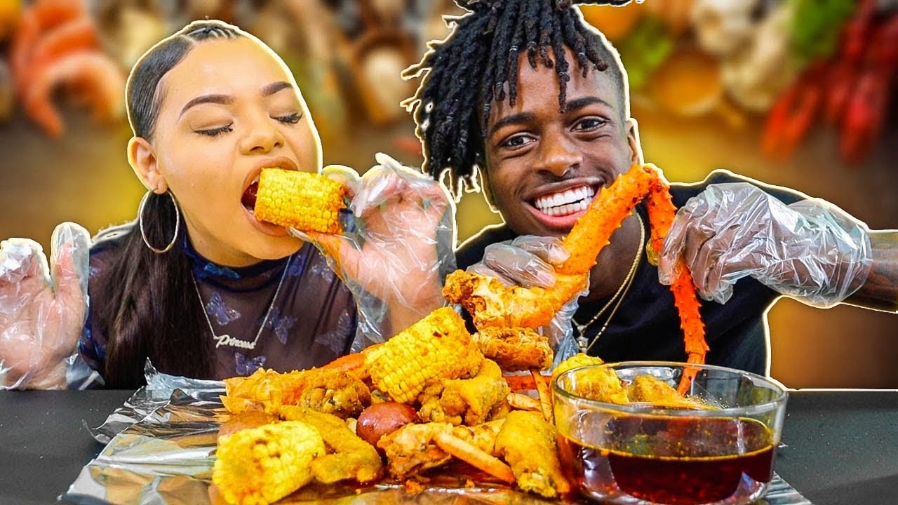 EXPOSING OUR RELATIONSHIP 💔😭 (KING CRAB SEAFOOD BOIL MUKBANG)
