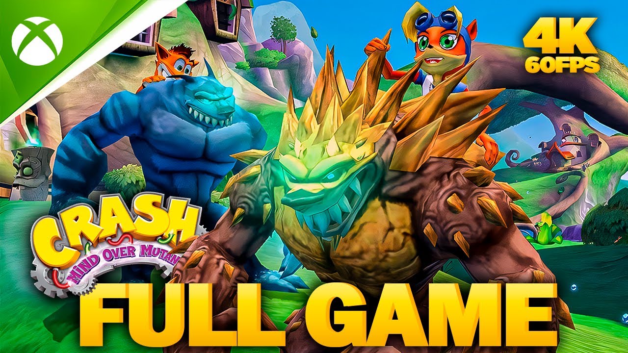 Crash Mind Over Mutant Gameplay Walkthrough Full Game 2 Players | 4K 60FPS XBOX