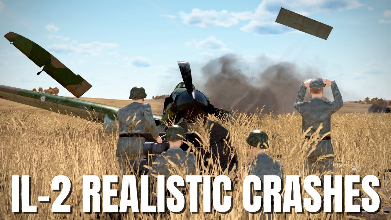 Realistic Crashes, Emergency Landings & More! V173 | IL-2 Sturmovik Flight Sim Crashes