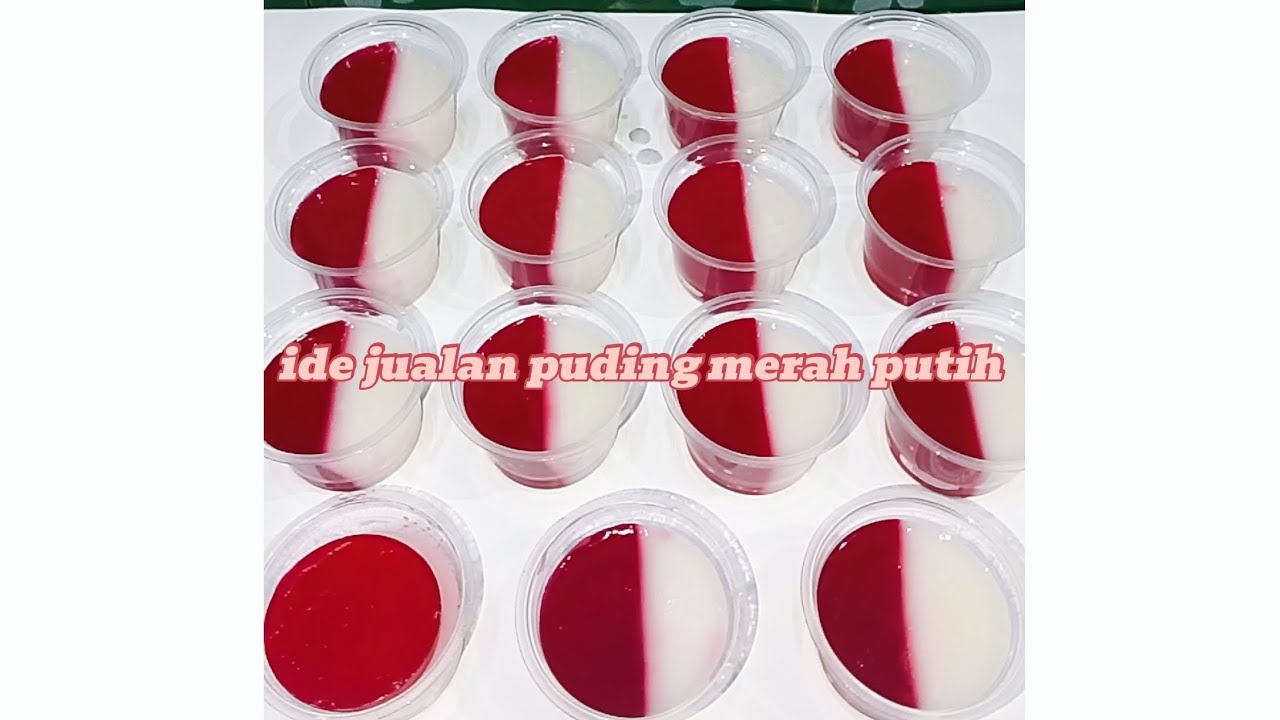 Puding Merah Putih Cocok Ide Jualan Dibulan Agustus