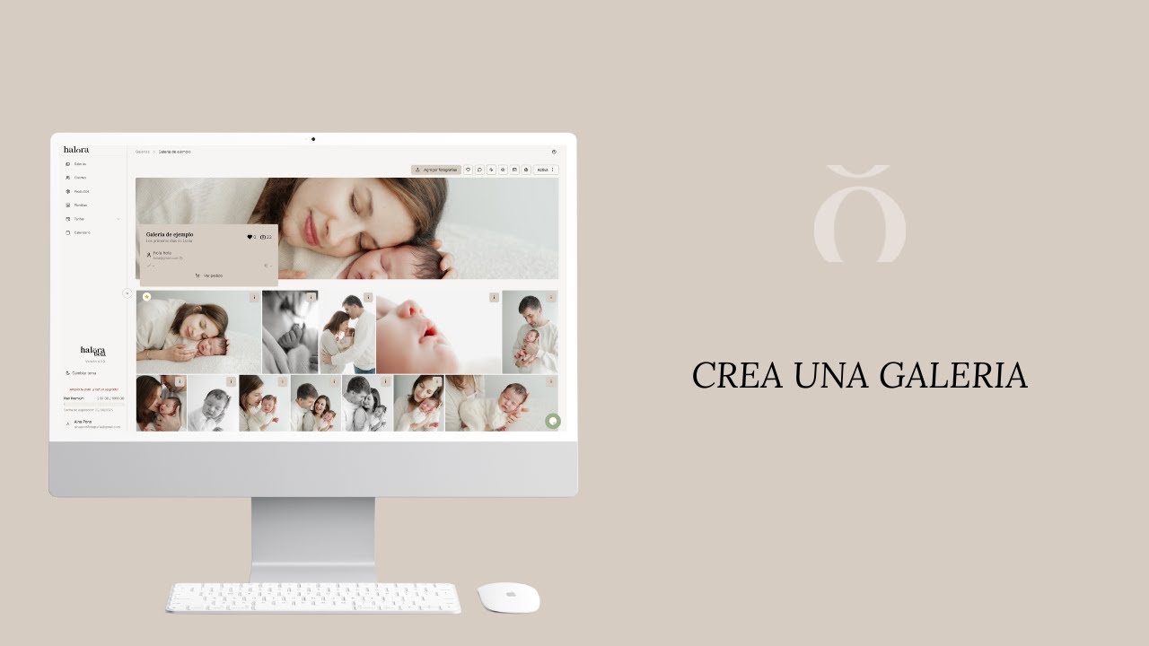 &iquest;C&oacute;mo crear una galeria en halora?