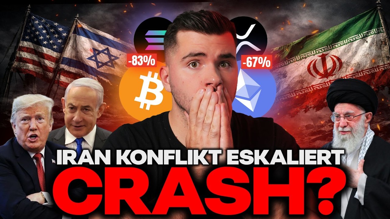 Krypto: ESKALATION! - CRASH bei Bitcoin am Montag?! (Iran/USA Konflikt)