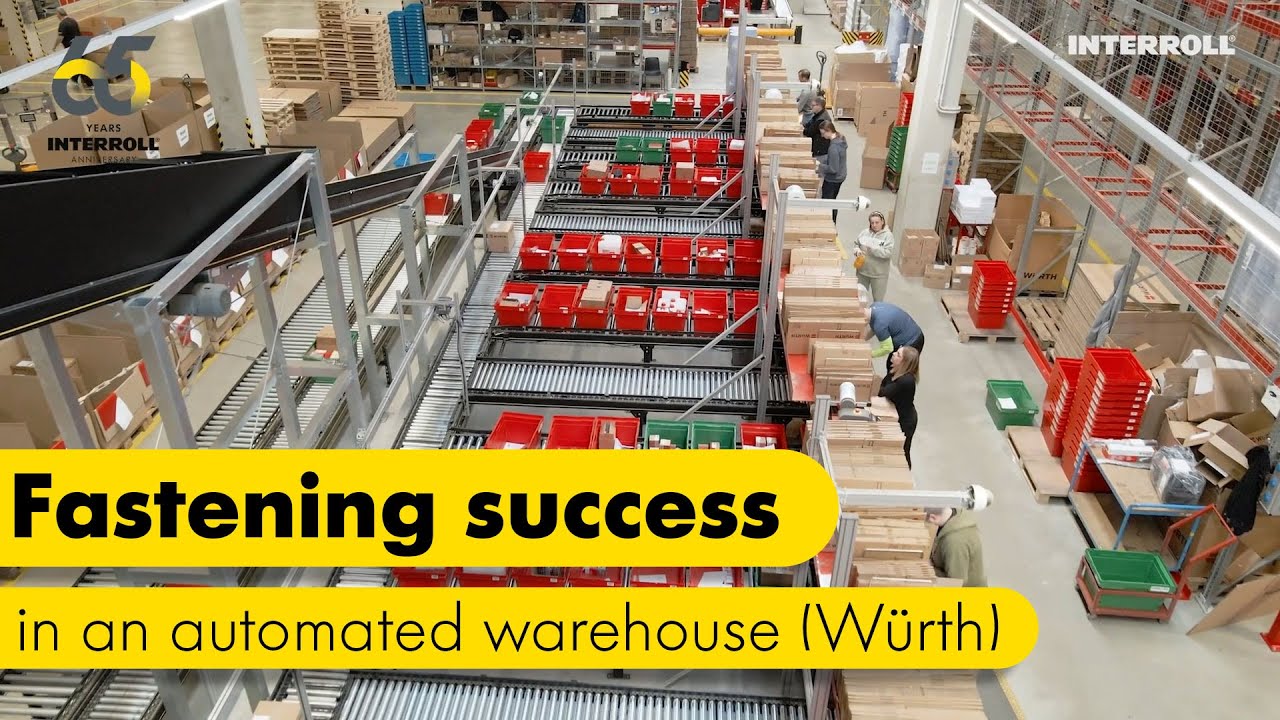 Fastening success in an automated warehouse, Würth (CZ)