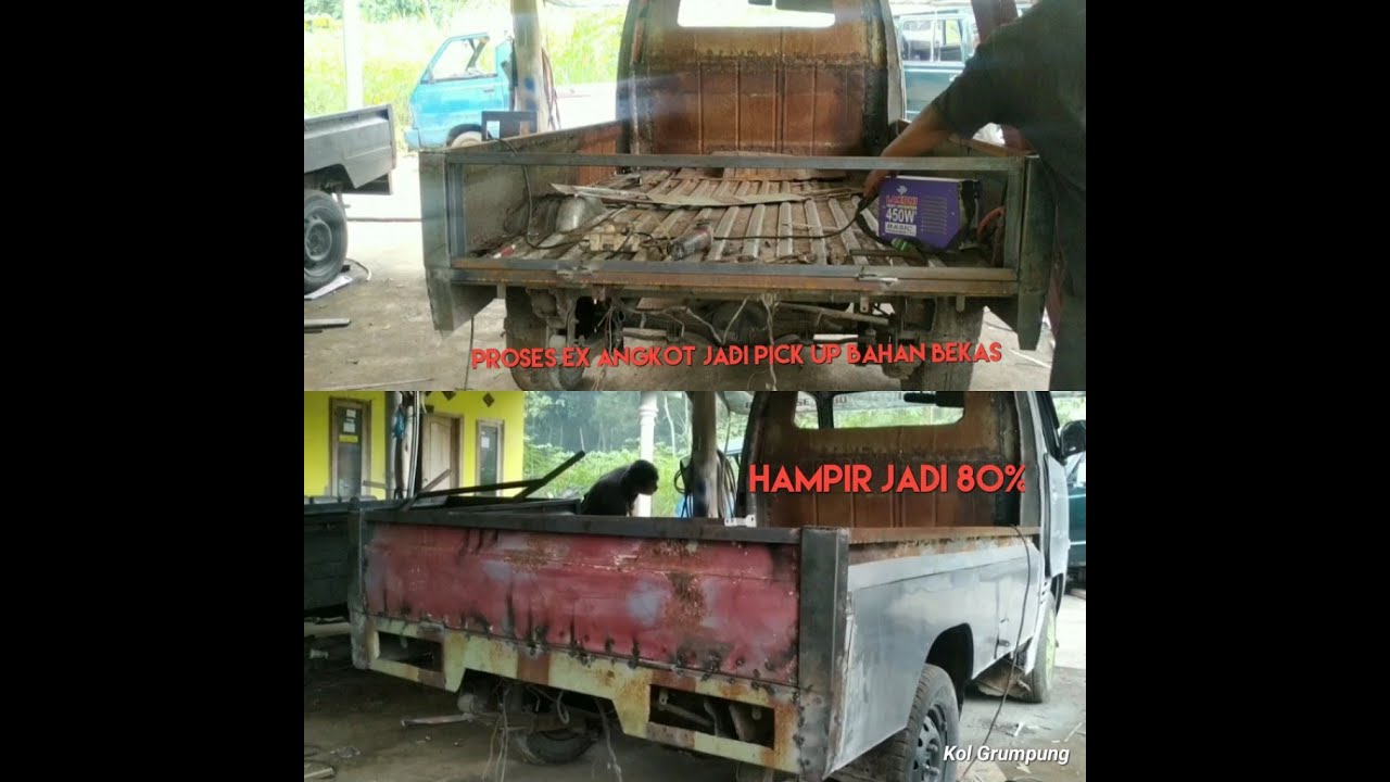PROSES EX ANGKOT JADI PICK UP (PART 4) HAMPIR JADI