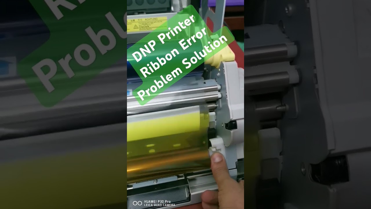 DNP Printer Ribbon Error Problem Solution 