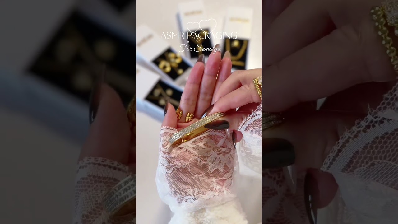 ASMR packaging for Somalya🎁 Everything is packed with care & love❤️✨ 