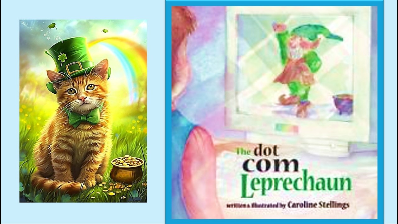THE DOT COM LEPRECHAUN St. Patrick’s Day story book read aloud Newfoundland Canada Modern Fairytale