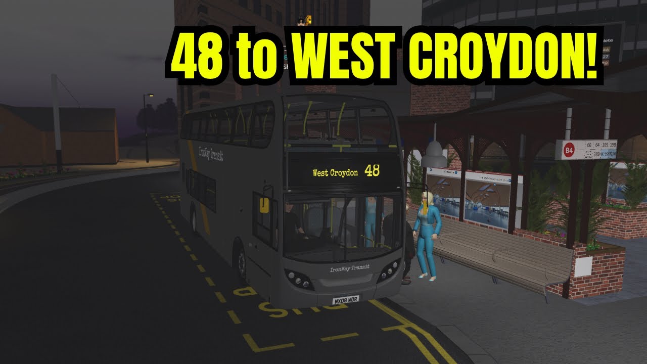 [ROUTE VISUAL] Croydon Bus Sim | 48 Shirley - West Croydon || #charlesbuses