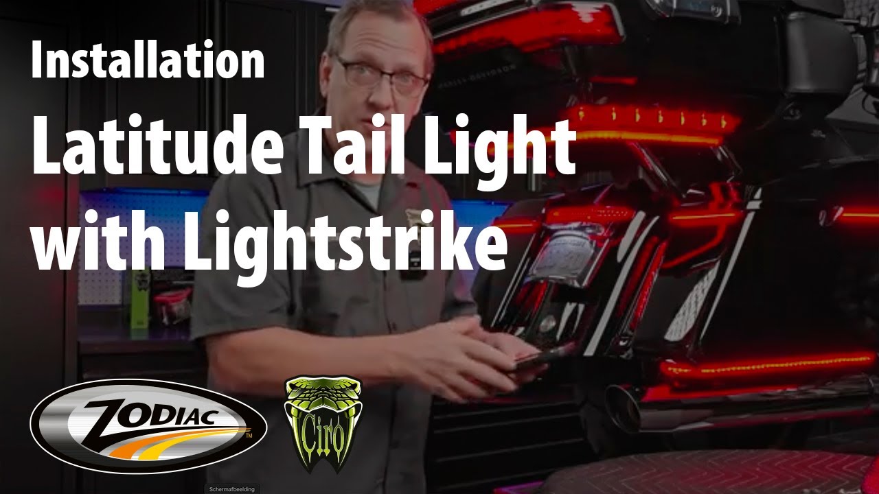 Latitude Tail Light with Lightstrike for Ultra Models Installation