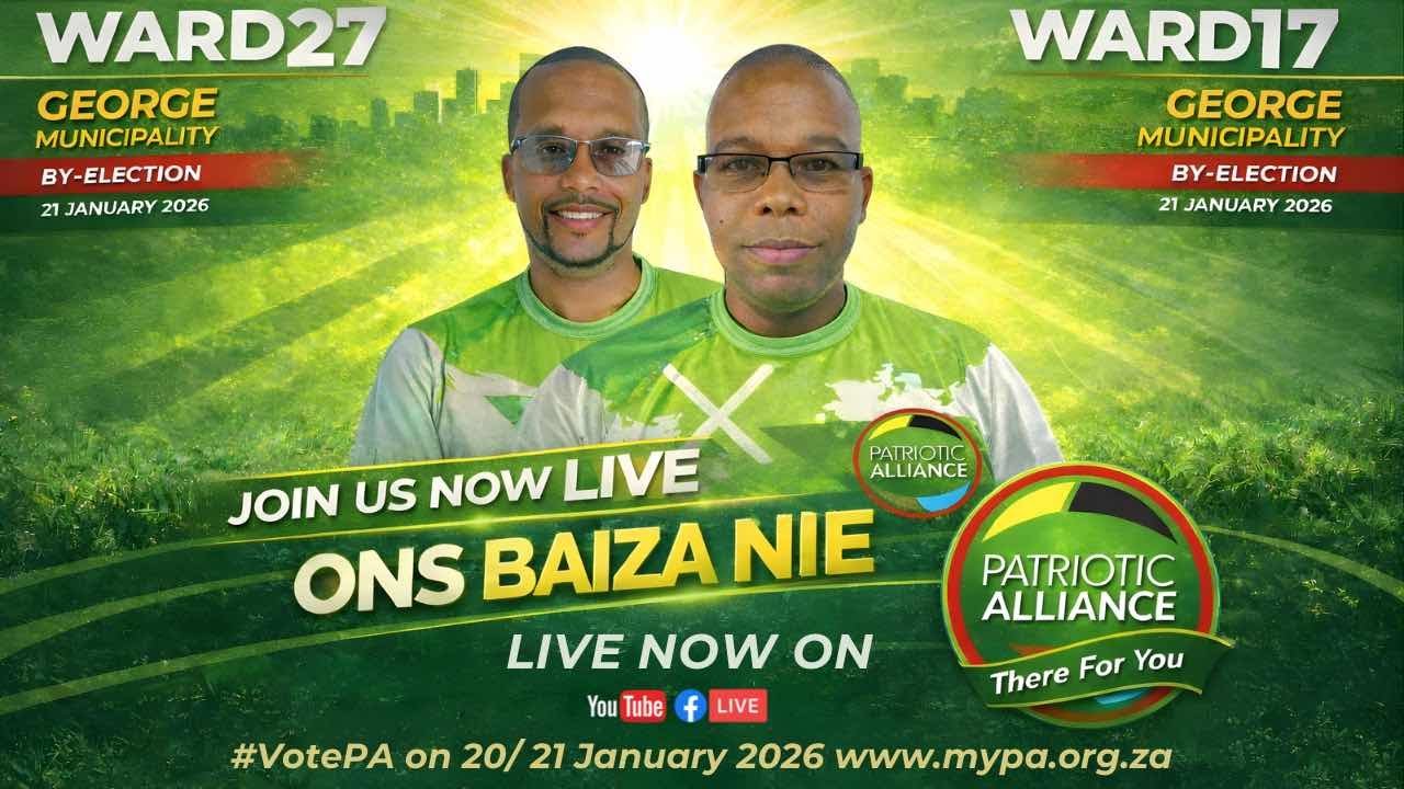 GOOD MORNING GEORGE BI ELECTION WARD 27 ONS BAIZA NIE!!!!