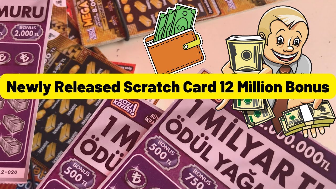 Newly Released Scratchcard 12 Million Jackpot! Scratchcard Games !