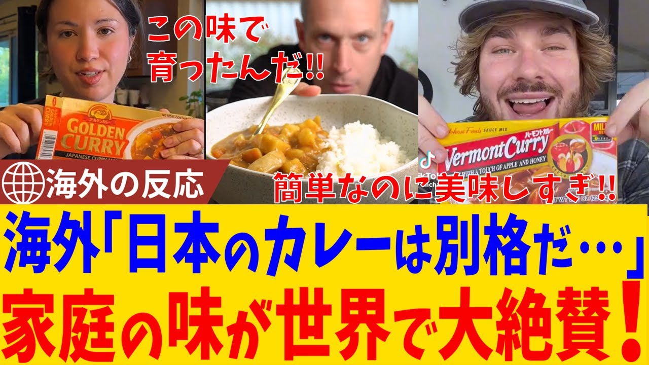 【海外の反応】「これが家庭の味なのか…」日本のカレーが世界で“最も完成された料理”と絶賛される理由