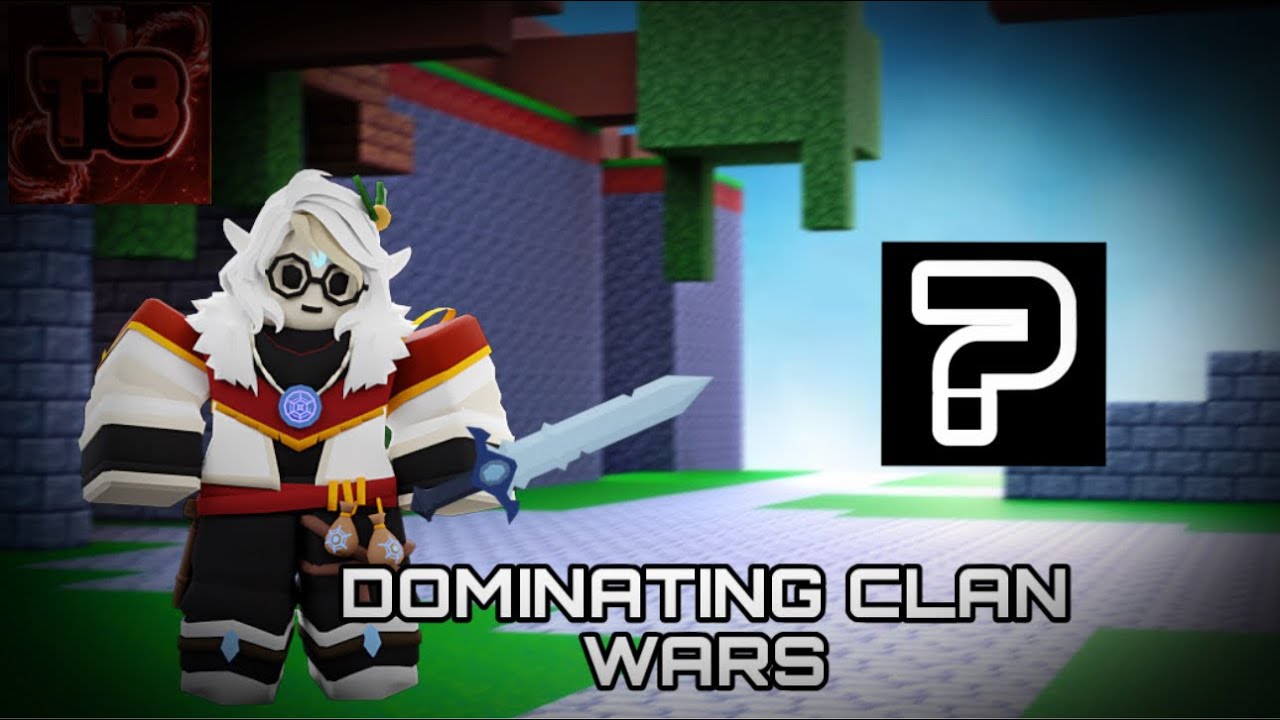 DOMINATING CLAN WARS 🗡️ | Roblox Bedwars (T8 Discord server in last vid description)