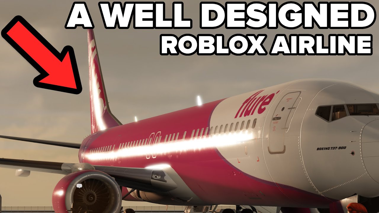 A Well-Designed Roblox Airline! - Flure Airline Review