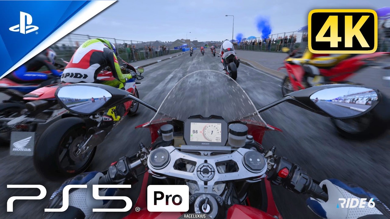 PS5 PRO INSANE Realistic Graphics 😱 | RIDE 6 Gameplay [4K 60fps] Ducati Panigale V4 - North West 200
