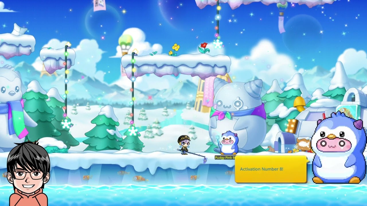 【MapleStoryN 枫之谷N】 天天被敲头真快乐!我爱胖企鹅粉豆! Mystery Staff Is Awesome! I Love Pudgy Pink Bean!