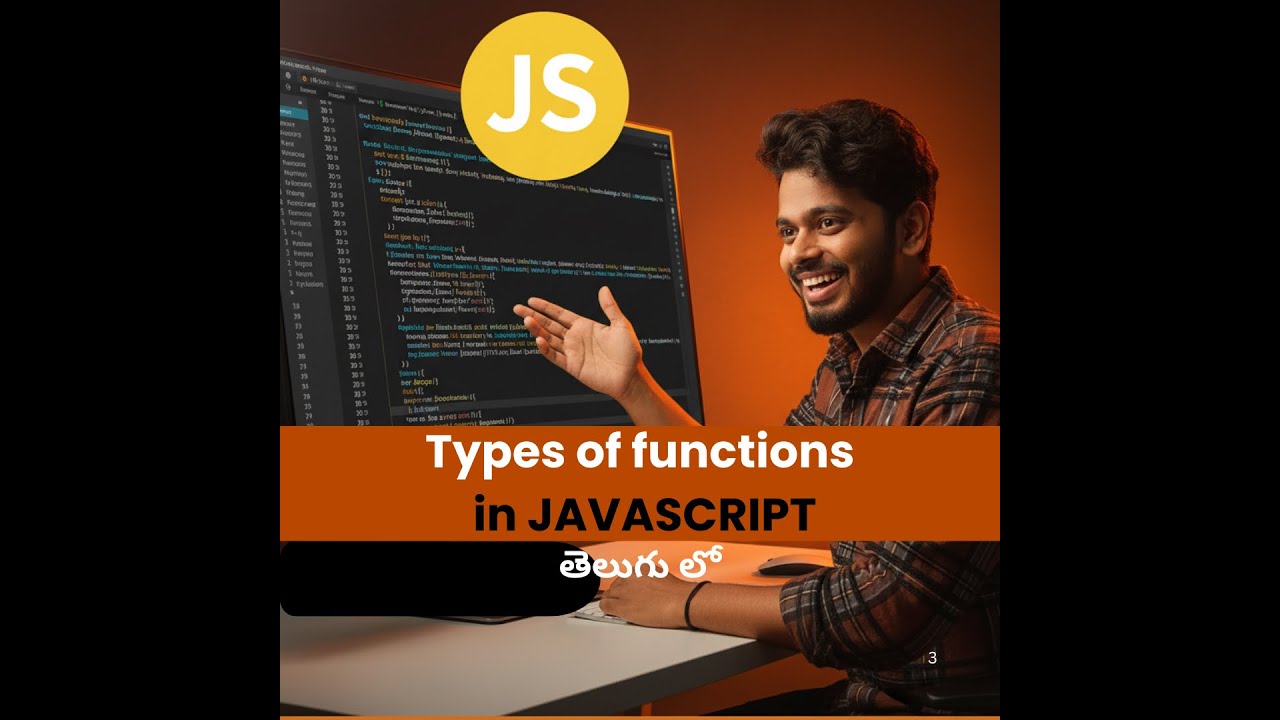 Types of Functions in JavaScript Explained | Telugu Tutorial | Saiteja