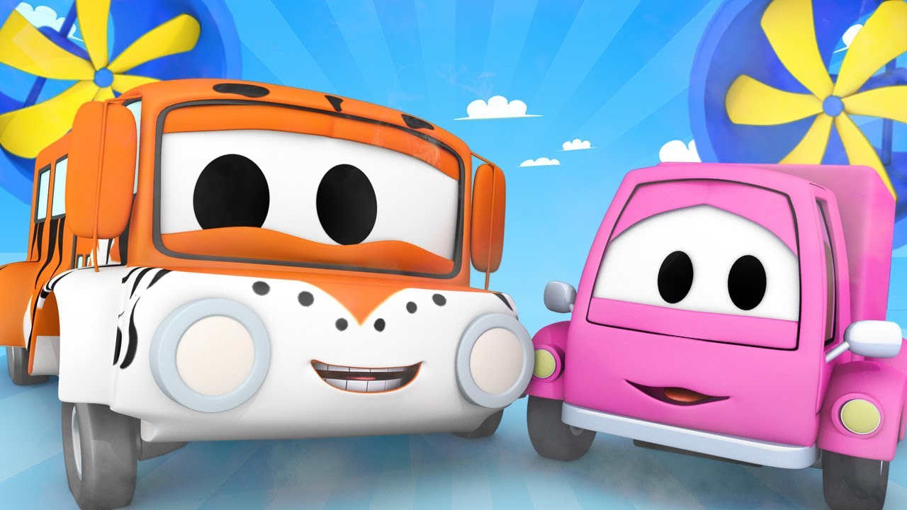 El lavado de Autos de Tom -  Suzy y Lily se pintan - 🛀 El lavautos de Tom de Auto City