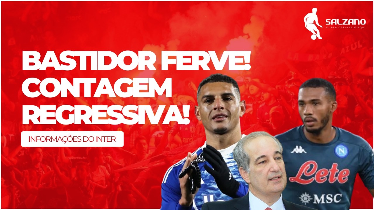 INTER: LUIGI VAI VOLTAR? | JUAN JESUS! | DIEGO CARLOS! | TEMPO ESGOTANDO POR ZAGUEIRO...