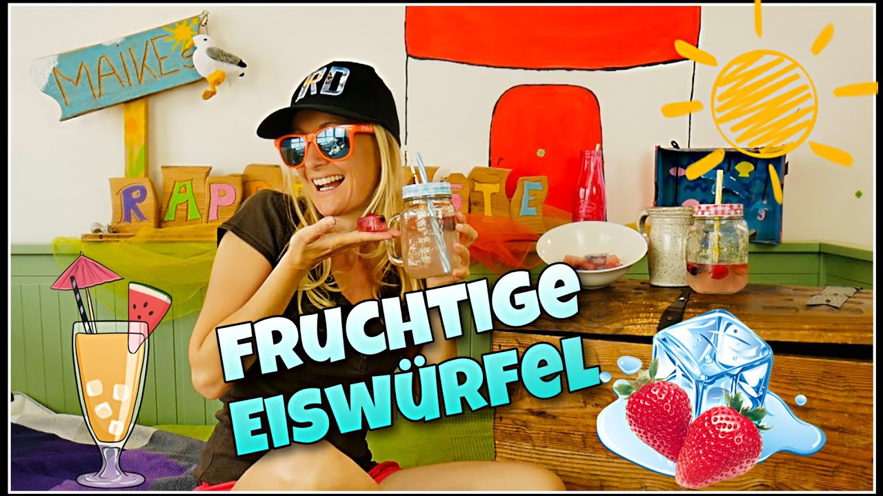🧊 Fruchtige Eiswürfel 🫐- Eine Erfrischung im Sommer 🍓