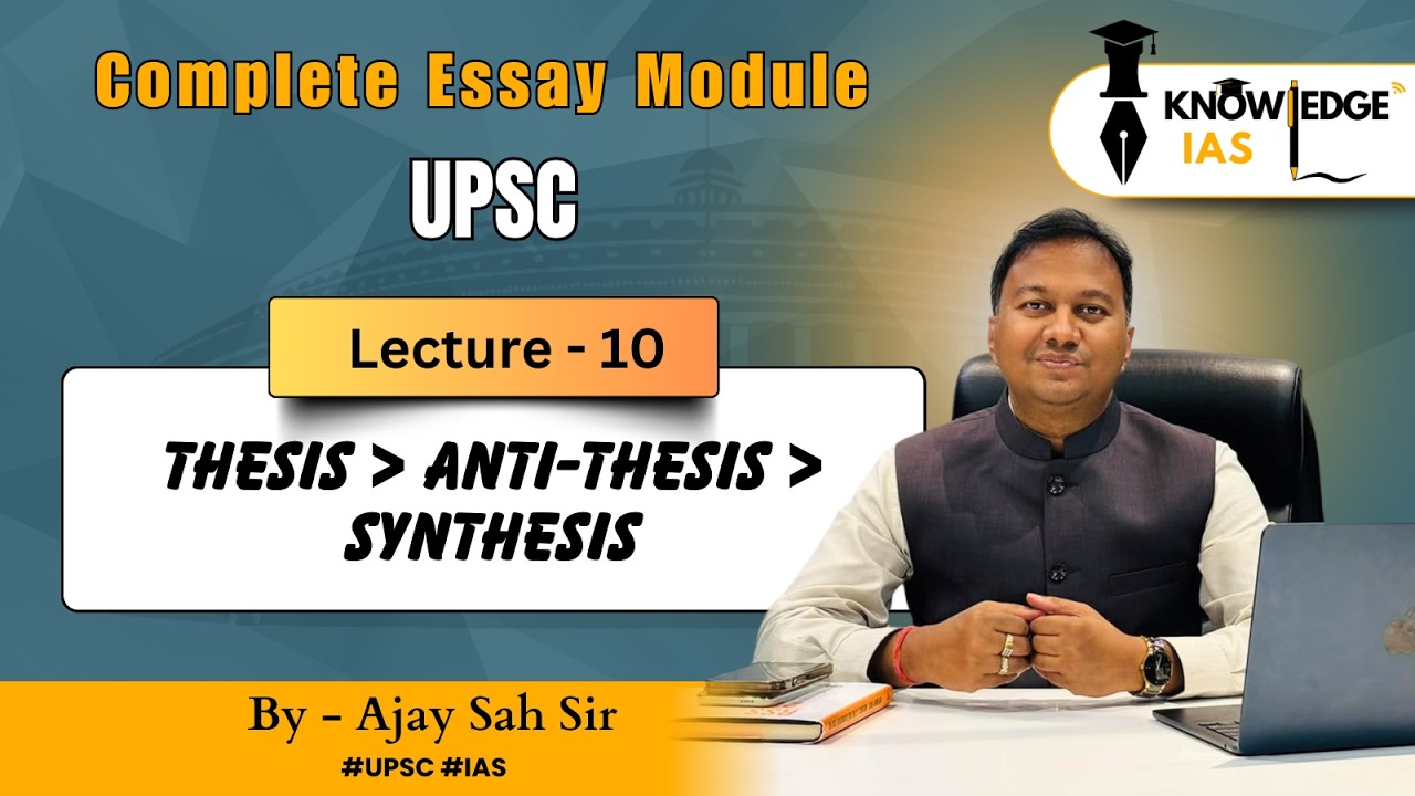 Approach to Essay- Part 4 || @knowledgeIASAcademy