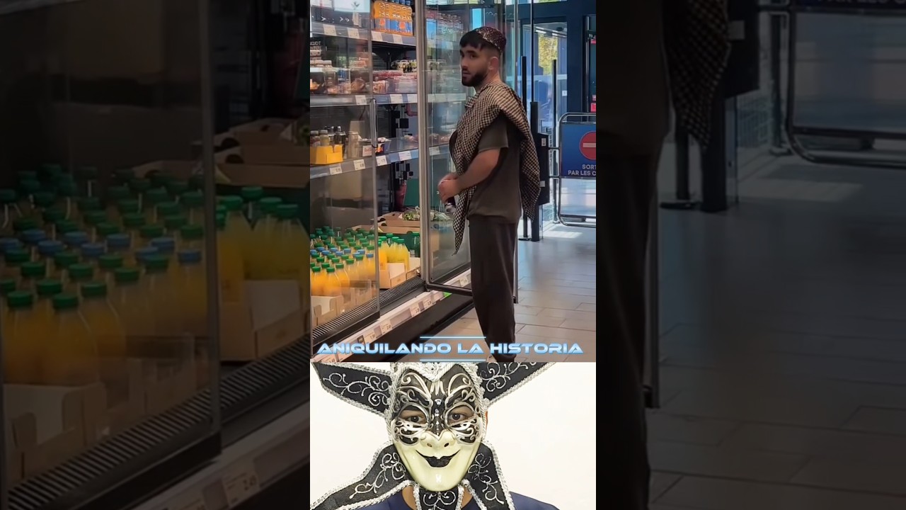 AMEGO SE METE EN UN SUPERMERCADO Y SE ESCONDE UN REDBULL EN SUS PARTES... &iexcl;QU&Eacute; COJONES ES ESTO!