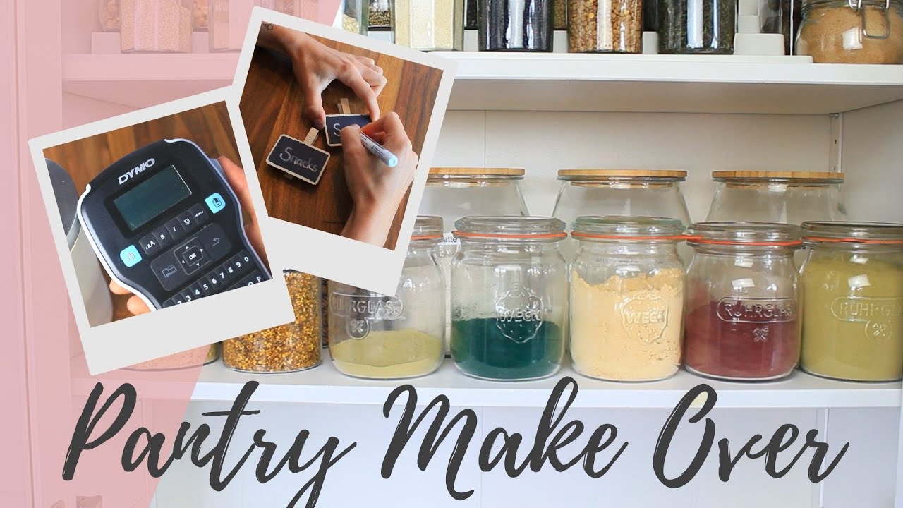 Vorratsschrank/ Pantry Make Over - 6 Tipps für eine perfekt organisierte Lebensaufbewahrung