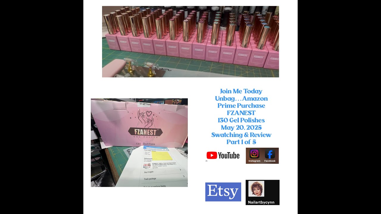 Amazon Prime FZANEST 130 Gel Polishes (Part 1 of 5) 5 21 25