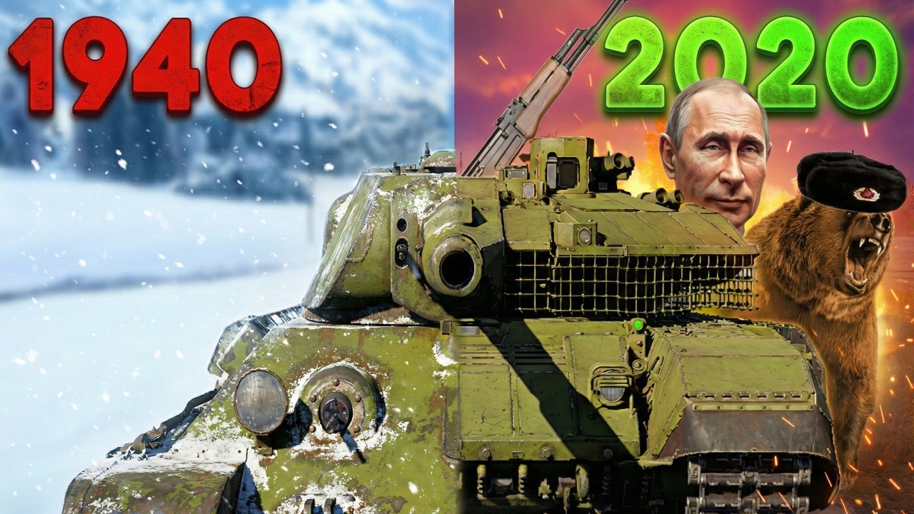 Del T-34 a el MBT sovietico DEFINITIVO: La EVOLUCIÓN de los tanques SOVIETICOS