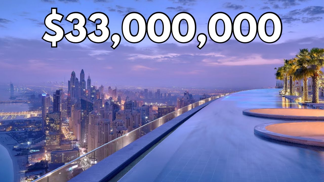 Touring a $33,000,000 DUBAI Penthouse with the Highest Infinity Pool on Earth!
